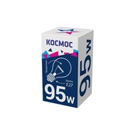 Лампа накаливания A50/A55 95 Вт E27 220-240В прозр. КОСМОС LKsmSt55CL95E27v2 фото