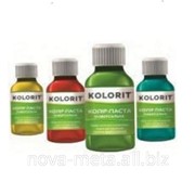 Колер паста для колеровки водно-дисперсионных и масляных красок 0,1 л ТМ Kolorit бордовый фотография