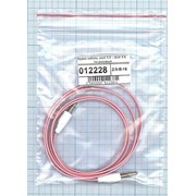 Аудио кабель Jack 3.5 - Jack 3.5, 1м (плоский кабель) розовый фото