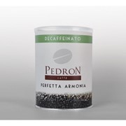 Кофе без кофеина натуральный Pedron "Decaffeinato moka" 250 грм.