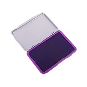 Штемпельная подушка 7x11см, металл Фиолетовый