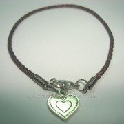 Коричневая нить Каббала Сердце 176612529 фото