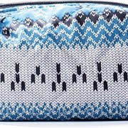 Косметичка Poolparty cosmetic-snowflakes-blue