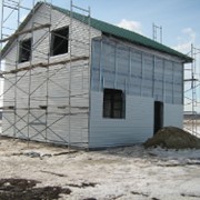 Коттеджи из термопрофиля фото