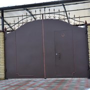 Ворота металлические с монтажом. “Броневик“ Днепр. фотография