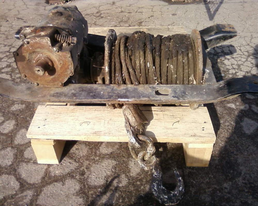 установка лебедки газ 66