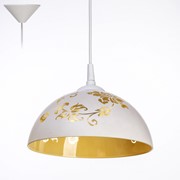 Светильник Колпак 'Рочелл' 1 лампа E27 40Вт белый-шампань д.250 фото