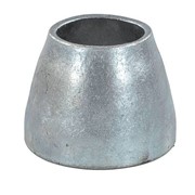 Переход стальной Ду76 мм D2= 38 мм фото