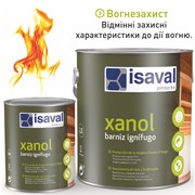 Огнестойкий лак по дереву Isaval Xanol 2,5 л фото