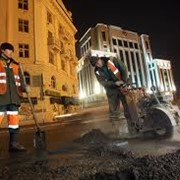 Ямочный ремонт дороги в Украине фото