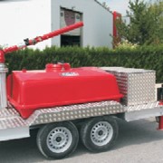 Блок передвижной для пены с резервуаром (1500 литров) с водопенным стволом фото