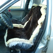 Автомобильный чехол, цвет коричневый, размер 120 см на 55 см, резиновые крепления фото