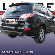 Уголки d57 из нержавеющей стали Hyundai Santa Fe (2010) HSFN012