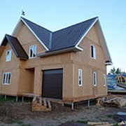 Строительство каркасных домов. фото