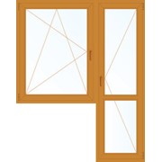 Окно деревянное дубовое фото