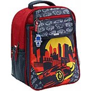 Школьный рюкзак 'Отличник' 0058070 красный с синим машина фото