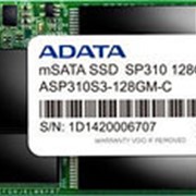 Твердотельный накопитель SSD mSATA A-Data ASP310S3-128GM-C фото