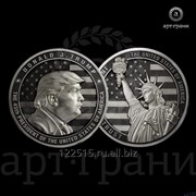 Серия памятных медальных монет “Дональд Трамп“ фото