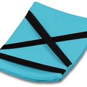 Подушка для кувырков INDIGO, SM-265, Голубой, 38х25 см