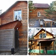 Двухэтажный деревянный дом на 8-10 человек фото