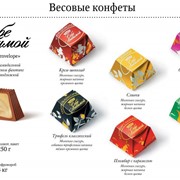 Конфеты шоколадные с начинкой. “СЕБЕ ЛЮБИМОЙ“. пирамида (envelope) фото