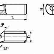 Вставки цилиндрические для прямого крепления в борштангах и оправках с режущим элементом из АСПК («Карбонадо») и Композита-01 (Эльбора-Р) ИС-218 фотография