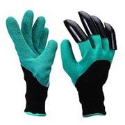 Садовые перчатки с когтями для огорода Garden Genie Gloves