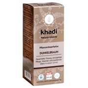 Растительная краска для волос Khadi® "Темно коричневый". Pflanzenhaarfarbe Khadi® "Dunkelbraun"