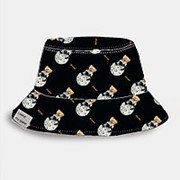 Мужчины и Женское Хлопок Луна астронавт Медведь печать оверлей модное ведро Шапка фото