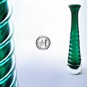 Функционально-декоративная ваза из стекла, ручной работы. Артикул 0011_3