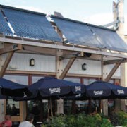 Солнечные коллекторы для ресторана фото