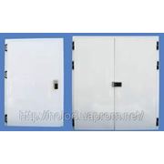 Двери двустворчатые холодильные 1500х1900 эконом фотография