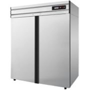 Холодильна шафа Polair з нержавіючої сталі з металевими дверми CM110-G фото