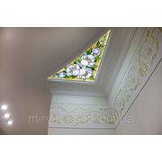 Витражные вствавки “Тиффани“ в потолок г.Донецк фото