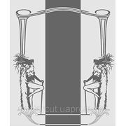 Девушки Кан-Кан. Пескоструйная обработка, трафаретная покраска фото