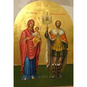 Икона "Пресвятая Богородица и Александр Невский"