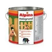 Фунгицидная грунтовка для защиты древесины, для наружных работ. Alpina HOLZGRUND (прозрачный) 2,5 l фото