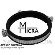 Хомут Micra 193-200 мм - стальной с вкладышем epdm для трубопроводов фото