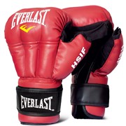 Перчатки для рукопашного боя Everlast HSIF Leather, красные 8 oz RF5108 фото