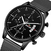 SWISH 921 Модные мужские часы 3ATM Водонепроницаемы Светящиеся Дисплей Большие циферблатные кварцевые часы фотография