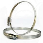 Хомут оцинкованный LA 15-90-110, 90-110 мм фото