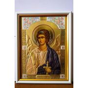 Икона Ангела Хранителя в белой рамке фото