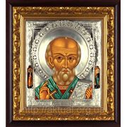 Икона Николай Чудотворец из серии триптих фото