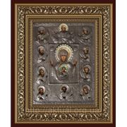 Икона Богородица Знамение Курская фотография