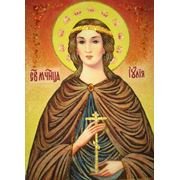 Именная икона из янтаря “Юлия“ фото