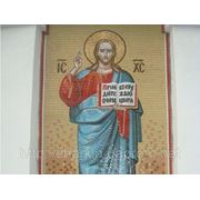 Мозаика Иисус Христос, 2,2х0,8м., Полтавская обл., с.Диканька фото