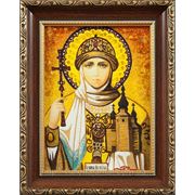 Именная икона из янтаря “Ольга“ фото
