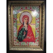 Вышью бисером икону Св. Виктории