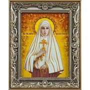 Именная икона из янтаря “Елизавета“ фото