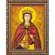 Именная икона из янтаря “Екатерина“ фото